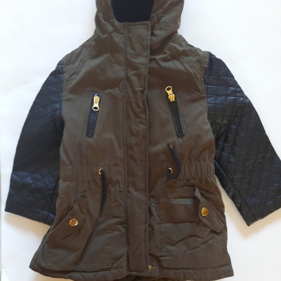 Young Dimension Other - YOUNG DIMENSION Olive Green Toddler Jacket